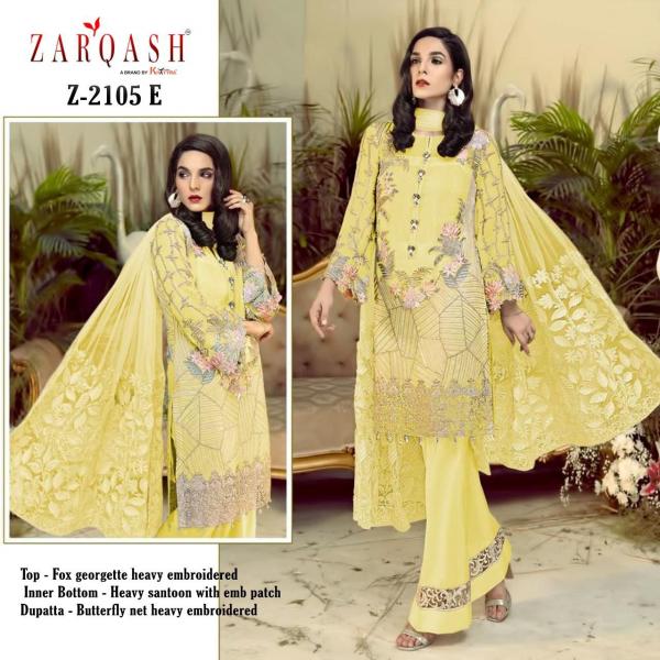 Zarqash Anaya Nx 2105  Georgette Embroidery Pakistani Salwar Suits